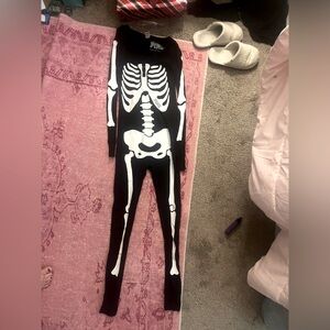 VS PINK ONE OF A KIND SKELETON ONESIE XS
